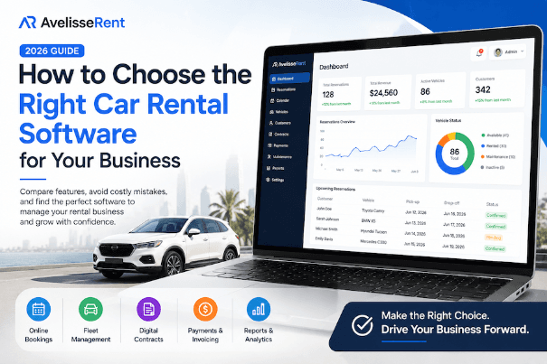 Cover for How to Choose the Right Car Rental Software for Your Business (2026 Guide)