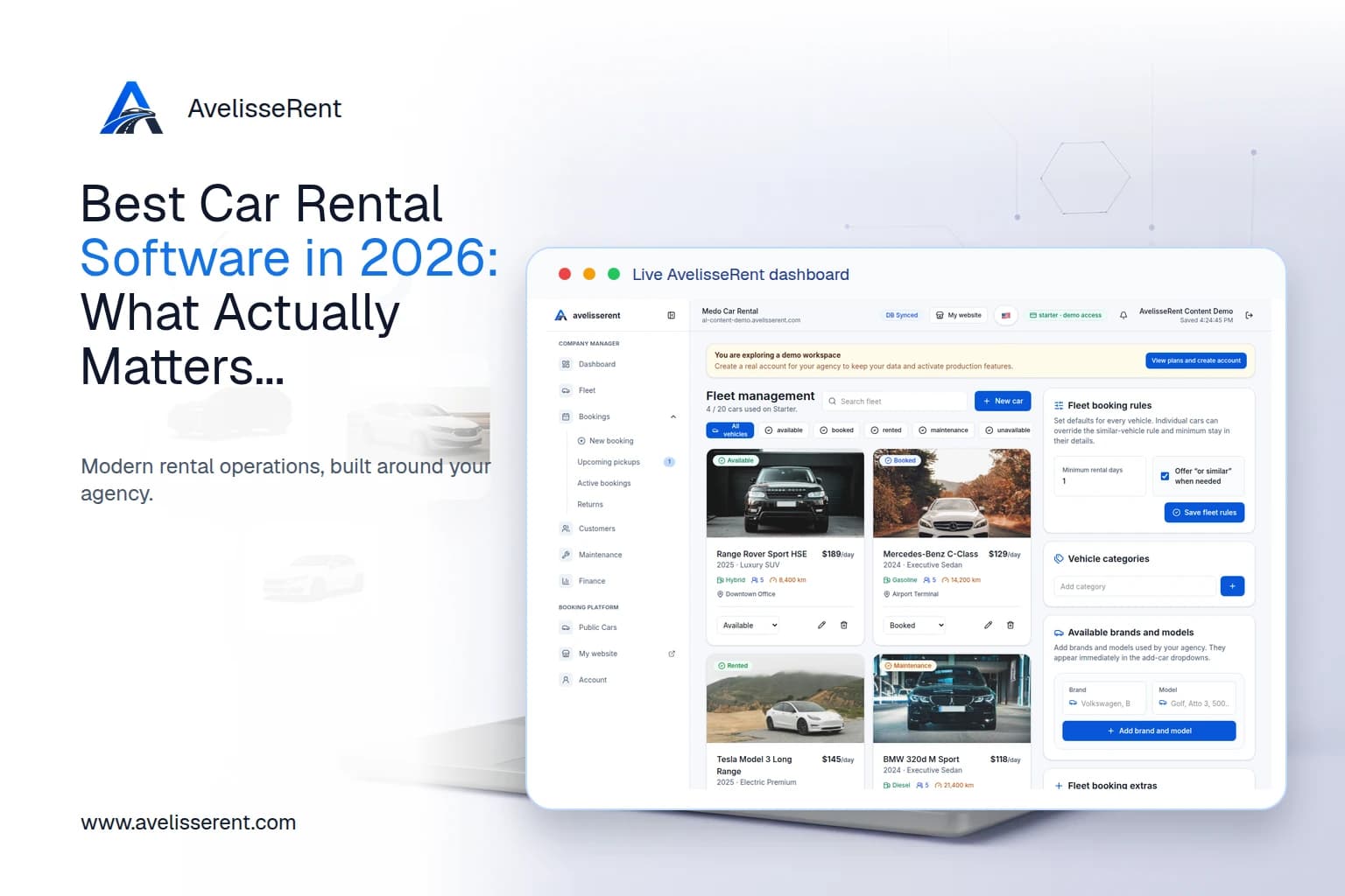 Cover for Car Rental Software Evaluation Criteria: 2026 Scorecard