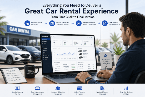 Cover for Building a Consistently Great Car Rental Experience From First Click to Final Invoice